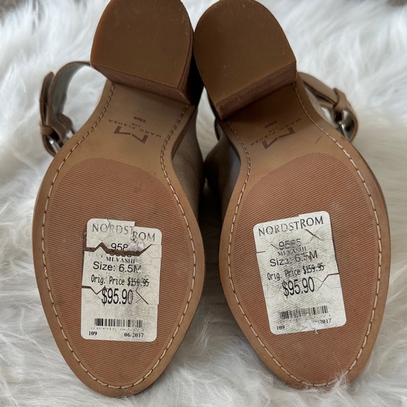 Marc Fisher Mlvashi Suede Buckle Heeled Sandals size 6.5 - Picture 10 of 13